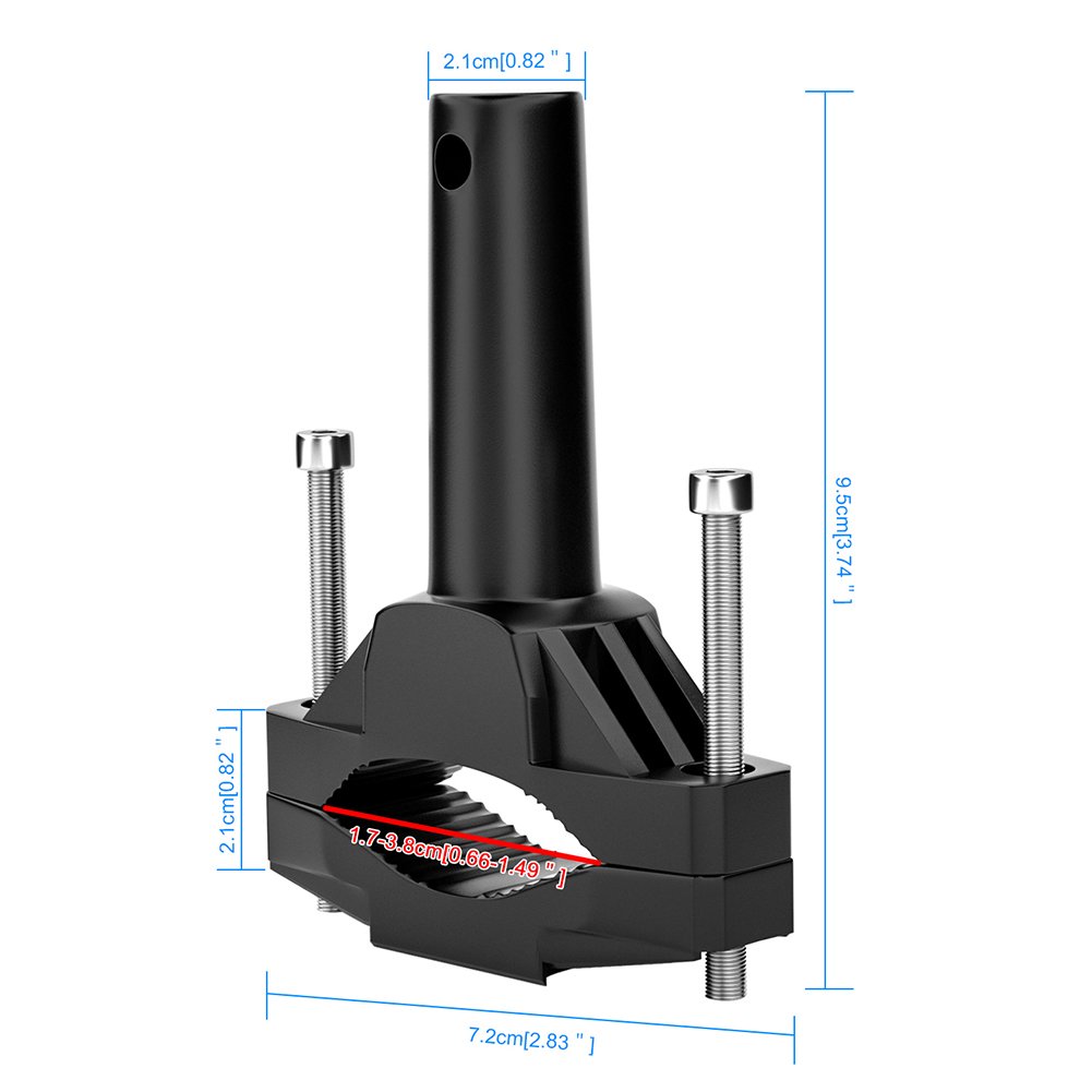 Motorcycle Headlight Mounting Bracket Motorcycle Bumper Modified Shock-Absorbing Spotlight Fixing Bracket Wear-Resistant