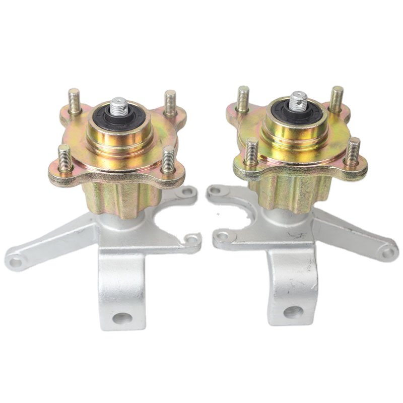 4 Stud Front Wheel Hub Bearing Flange Steering Knuckle Spindle for China ATV Karting UTV Quad Bike Part