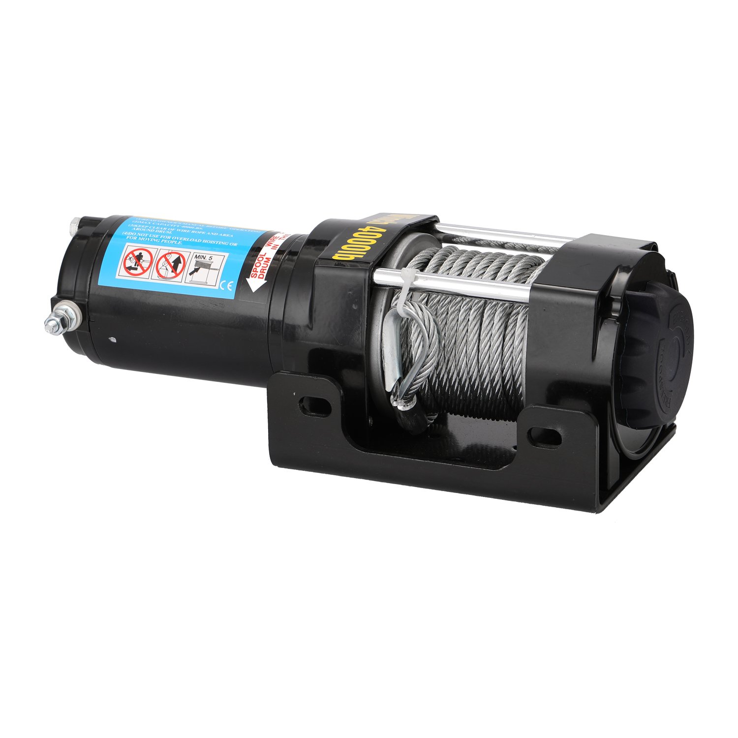 2000 LBS Electric Winch 12V 10 m Wire Rope for Car ATV SUV Truck Trailer Off-road Vehicle