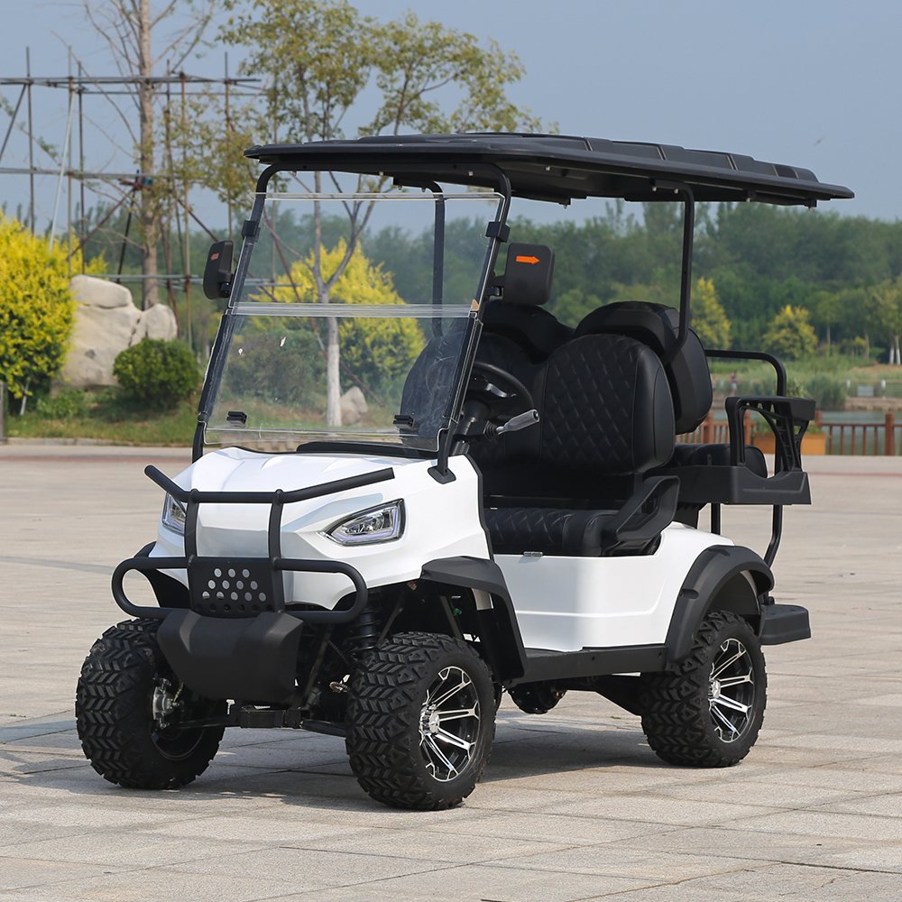 Factory Price 4 Wheel off Road Electric Hunting Buggy 4 Seater Golf Carts Electric Golf Cart Buggy Club Car Electric Vehicle