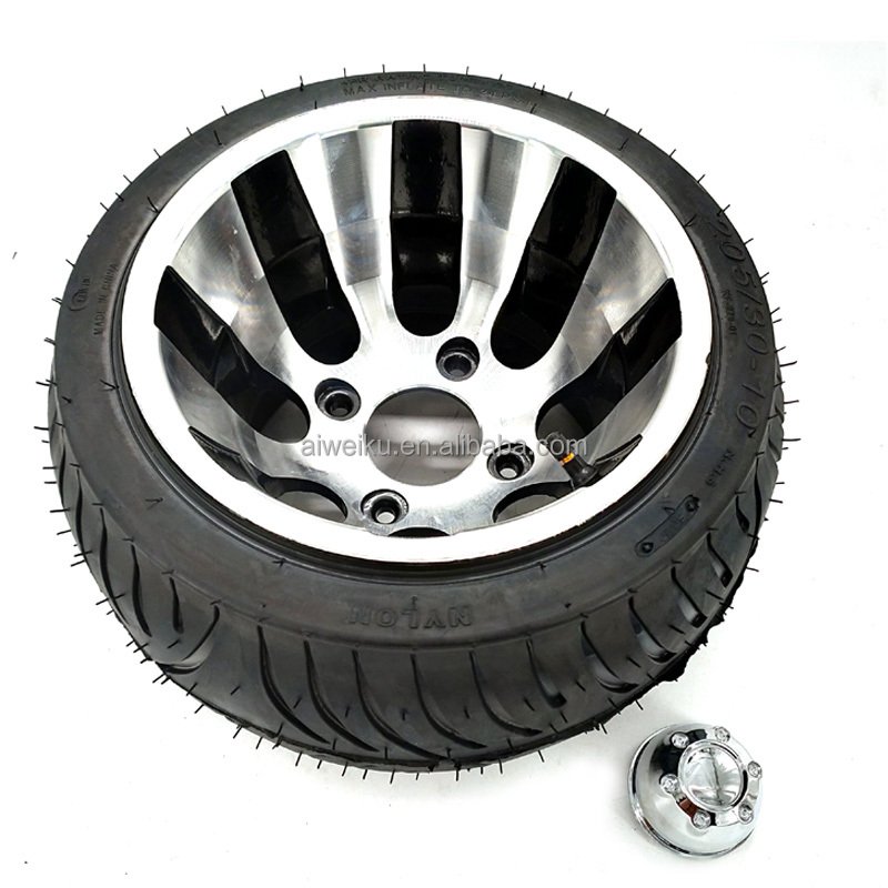 205/30-10 Inch Wheel Tubeless Tyre Tire With Aluminum Alloy Hub Used for ATV UVT Car Tires