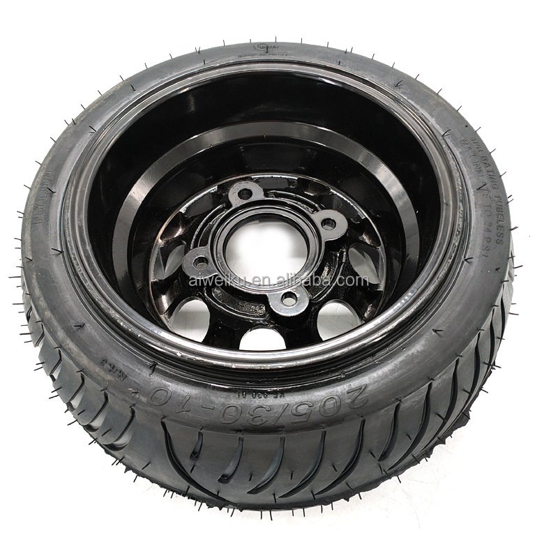 205/30-10 Inch Wheel Tubeless Tyre Tire With Aluminum Alloy Hub Used for ATV UVT Car Tires