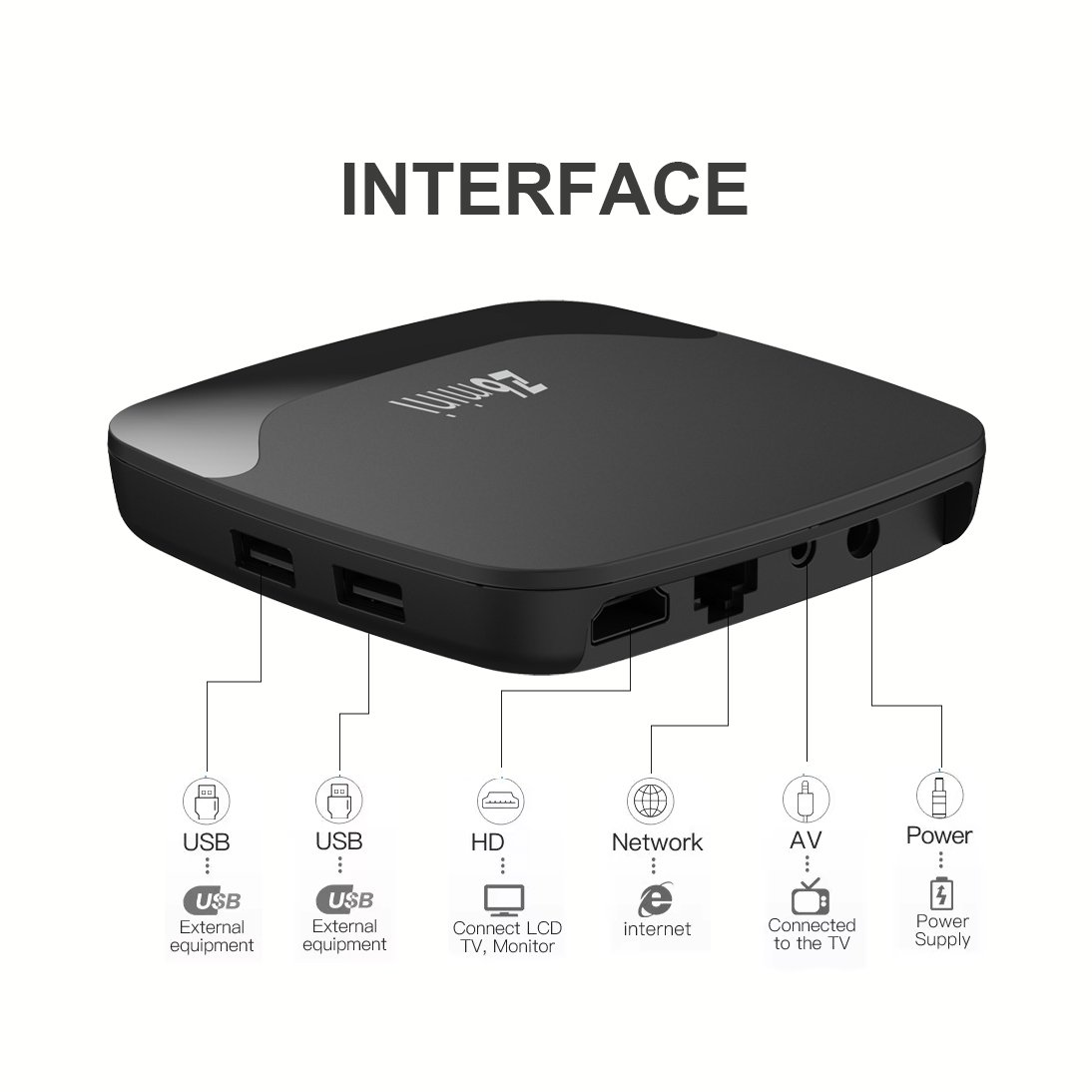 Cheap Price Android 13 ATV Box Z6 Mini 1GB RAM 8GB ROM 4k Best Android Smart Box With Voice Remote