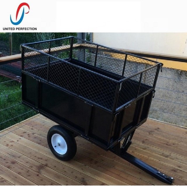 Professional Factory-Promoted Best ATV Trailer With Off-Road Wheels Dump Cart Garden Accessible at Good Price