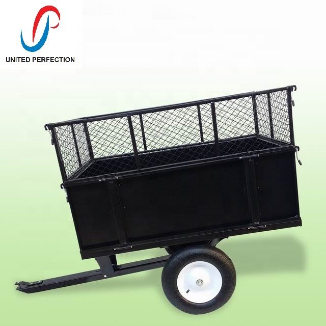 Professional Factory-Promoted Best ATV Trailer With Off-Road Wheels Dump Cart Garden Accessible at Good Price