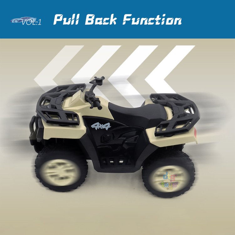 RMZ 1/36 Model Cars ATV Diecast Off-Road Vehicle Toys Simulation Pull Back SUV Alloy Car Model