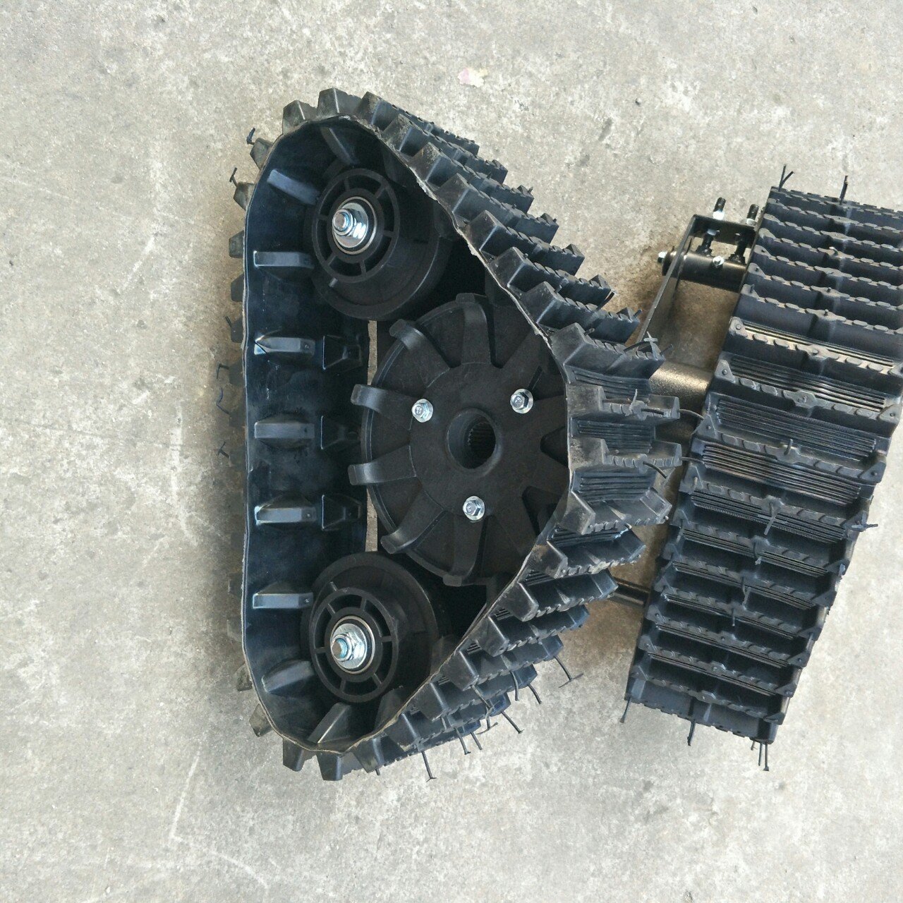 ATV Track Assembly Electric Sand Snow Track System Caterpillar for Go Kart UTV Buggy Karting Quad Snowmobile