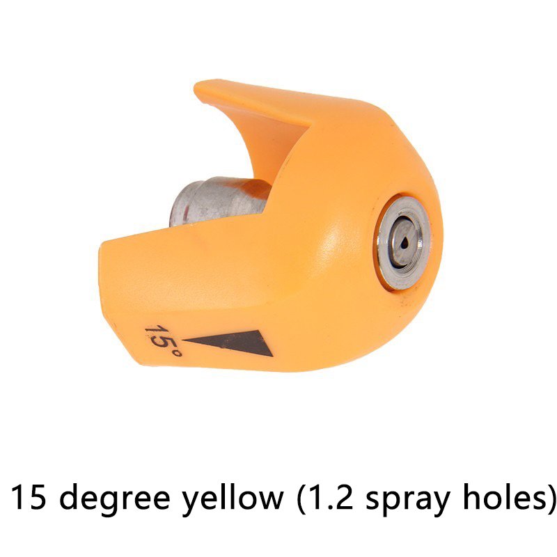 SS New Degree Watering Soap Nozzle High Pressure Washer Spray Nozzle Tip 1/4" Quick Connect Plug Fan-shaped Jet Sprayer