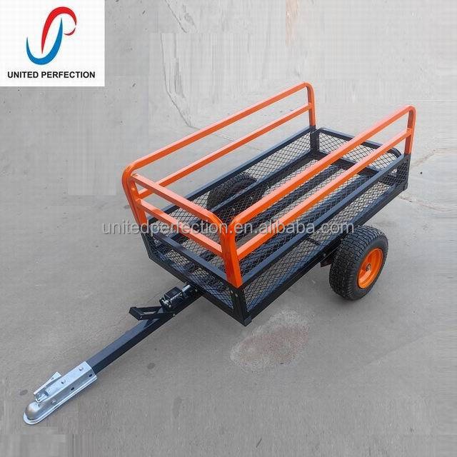 2023 Best Price Multi Purpose Pull Behind ATV DUMP TRAILER Metal Trailer Offroad Trailer With Low MOQ