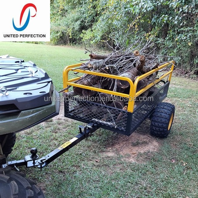 2023 Best Price Multi Purpose Pull Behind ATV DUMP TRAILER Metal Trailer Offroad Trailer With Low MOQ