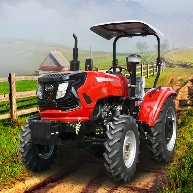 China TRACTOR Farm Walking TRACTOR 4X4 40HP 50 HP For Agriculture And Garden With Loader And Various Attachments Mini Small