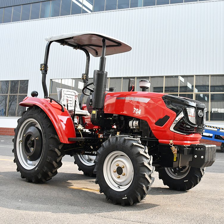 China TRACTOR Farm Walking TRACTOR 4X4 40HP 50 HP For Agriculture And Garden With Loader And Various Attachments Mini Small