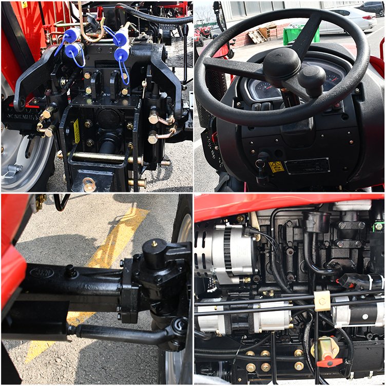 China TRACTOR Farm Walking TRACTOR 4X4 40HP 50 HP For Agriculture And Garden With Loader And Various Attachments Mini Small