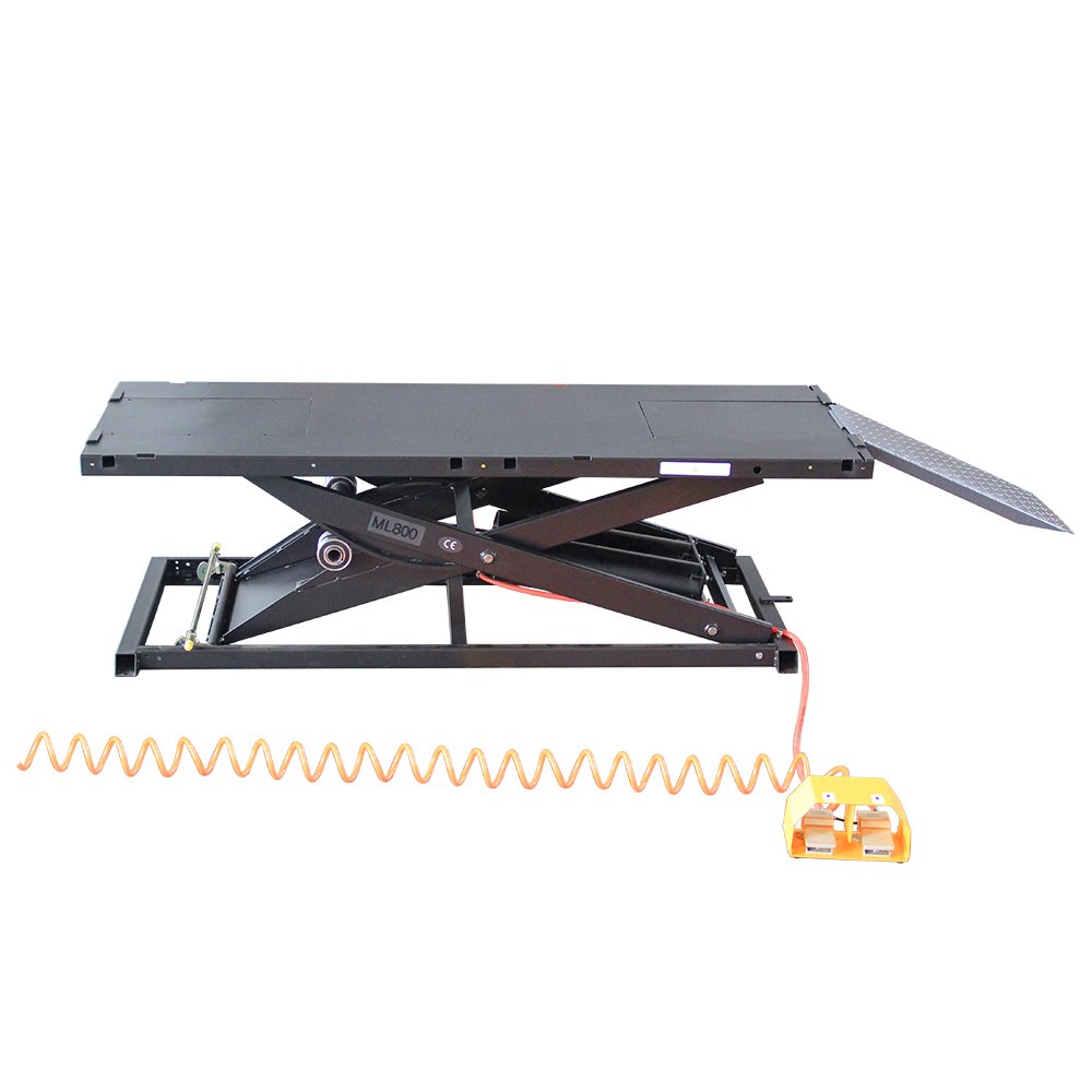 AUTENF 800kg Motorbike Scissor Car Lifter Hot Selling Hydraulic Motorcycle ATV Lift Use for Motorcycle Workshop Use With Ce