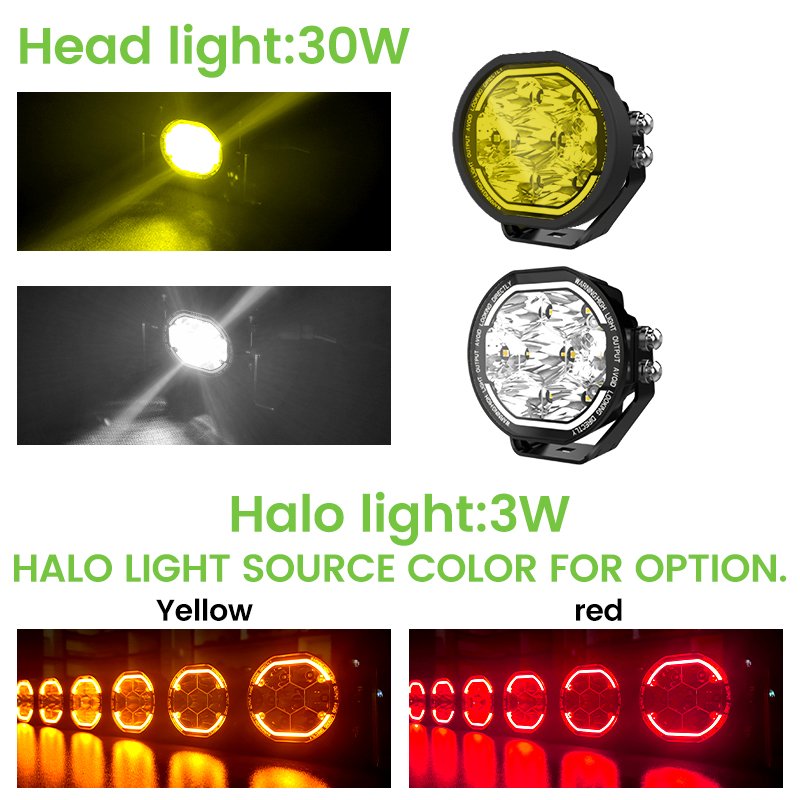4x4 12v Curved Atv Offroad Linkable Spot Fog Lights Led off Road Light bar