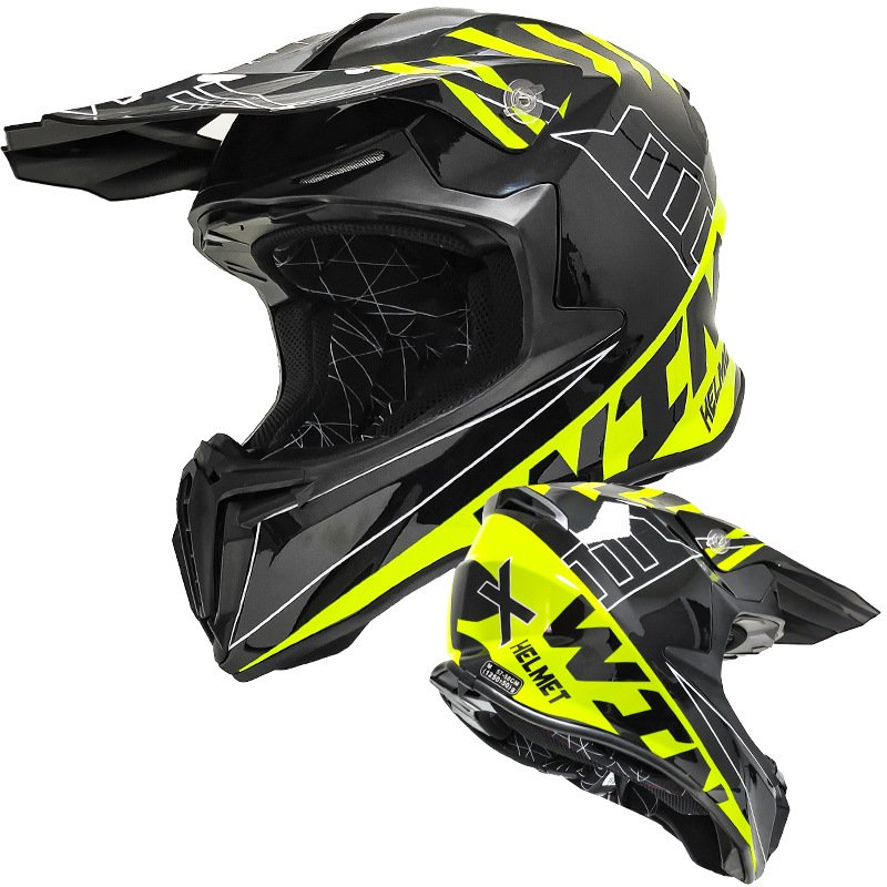VIRTUE ECE Cool Retro Half Face Electric Motorcycle Helmet ABS Material XL Size Visor Mountain Race Off-Road Kart ATV Riding