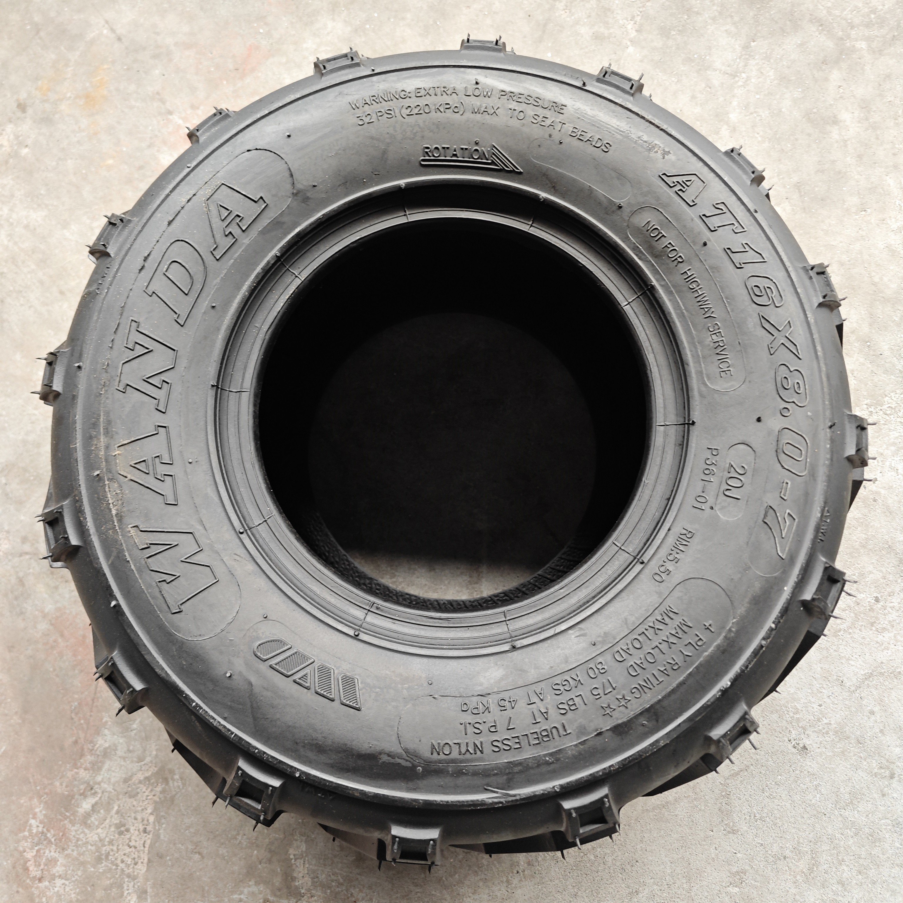 WANDA Quad Bike 16x8-7 19x7-8 ATV Tires ATV 4x4 Cuatrimoto 18x9.5-8 20x10-10 21x7-10 22x7-10 22x10-10 ATV/UTV Parts