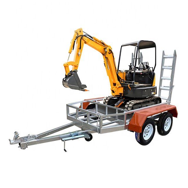 ATV Transporter Multi-Utility Galvanised Mini Excavator Trailer