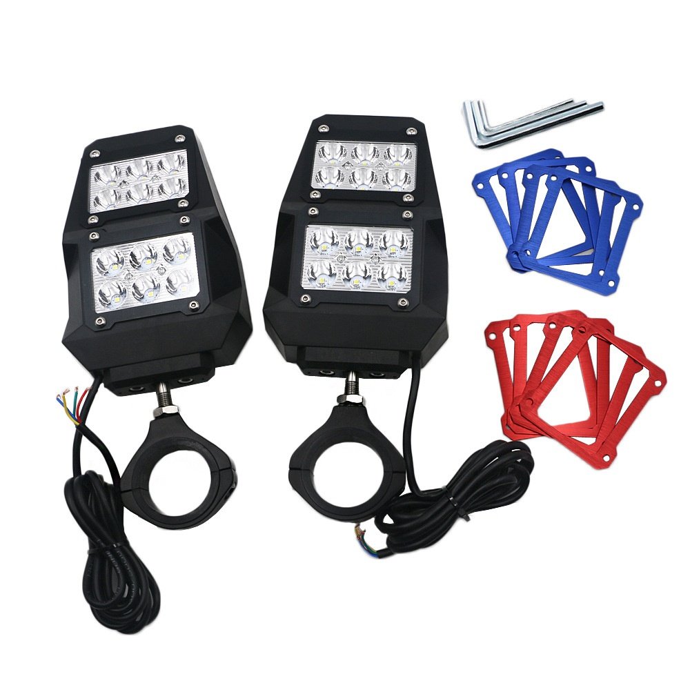 1.75/2inch Reflectors New All-Terrain Vehicles UTV/ATV Lighted Three-Color Rear Frame for Cross-Border E-Commerce
