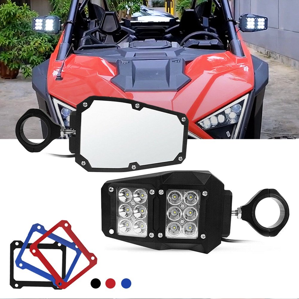 1.75/2inch Reflectors New All-Terrain Vehicles UTV/ATV Lighted Three-Color Rear Frame for Cross-Border E-Commerce