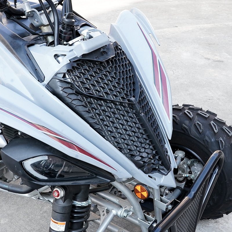 YongJin ATV Accessories Mesh Grill Radiator Guard Protector for Yamaha Raptor 700 700R 2013-2025