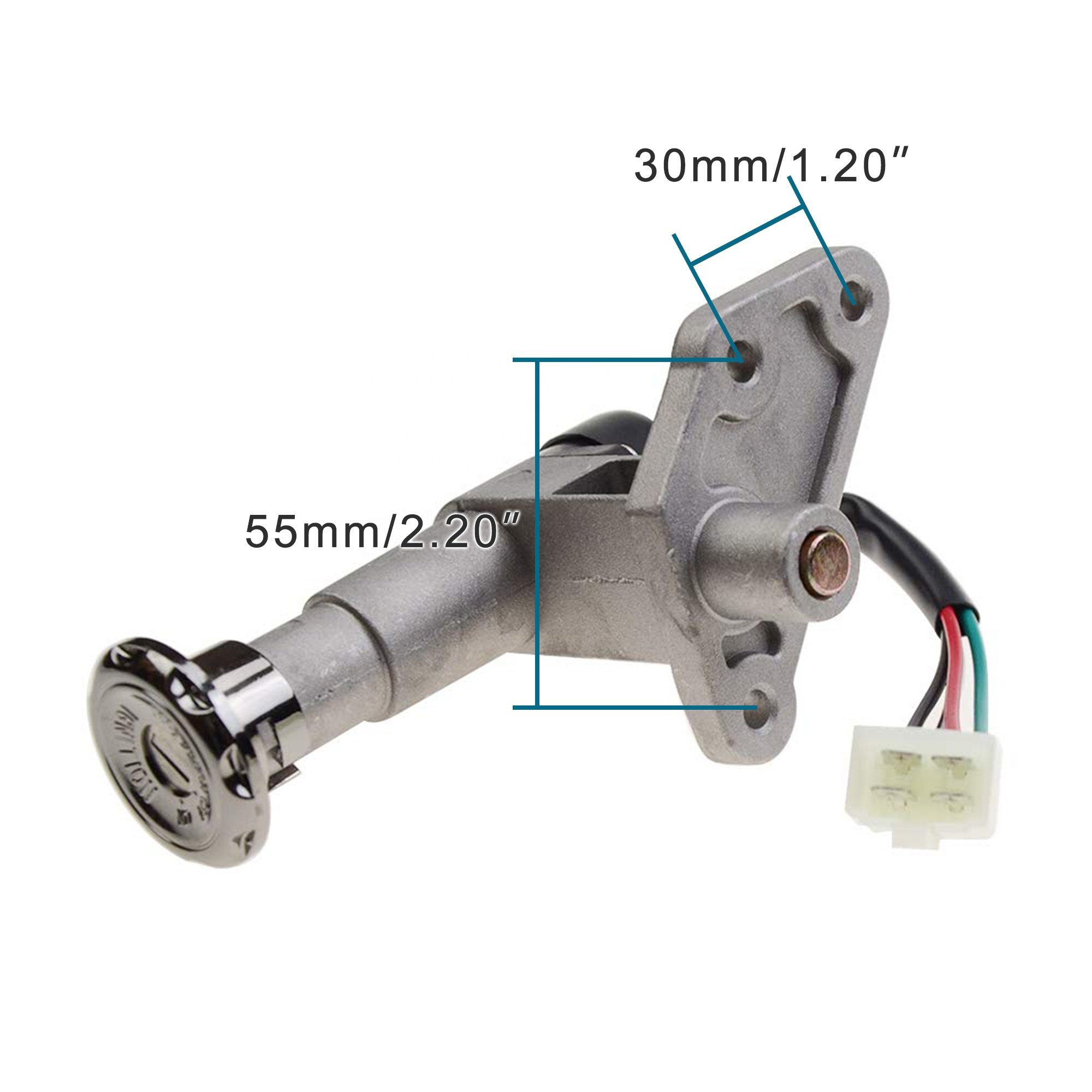 GOOFIT Ignition Switch Key Set Replacement for 125cc 150cc Chinese Scooter Moped