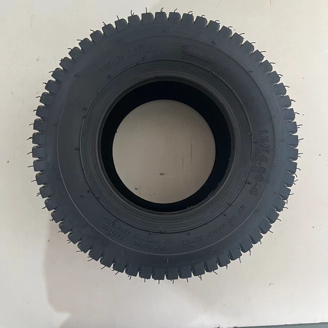 New 13x5.00-6 Tubeless UTV Tires for Lawn & Garden Motorcycle Golfcar Snow and ATV Made of Rubber