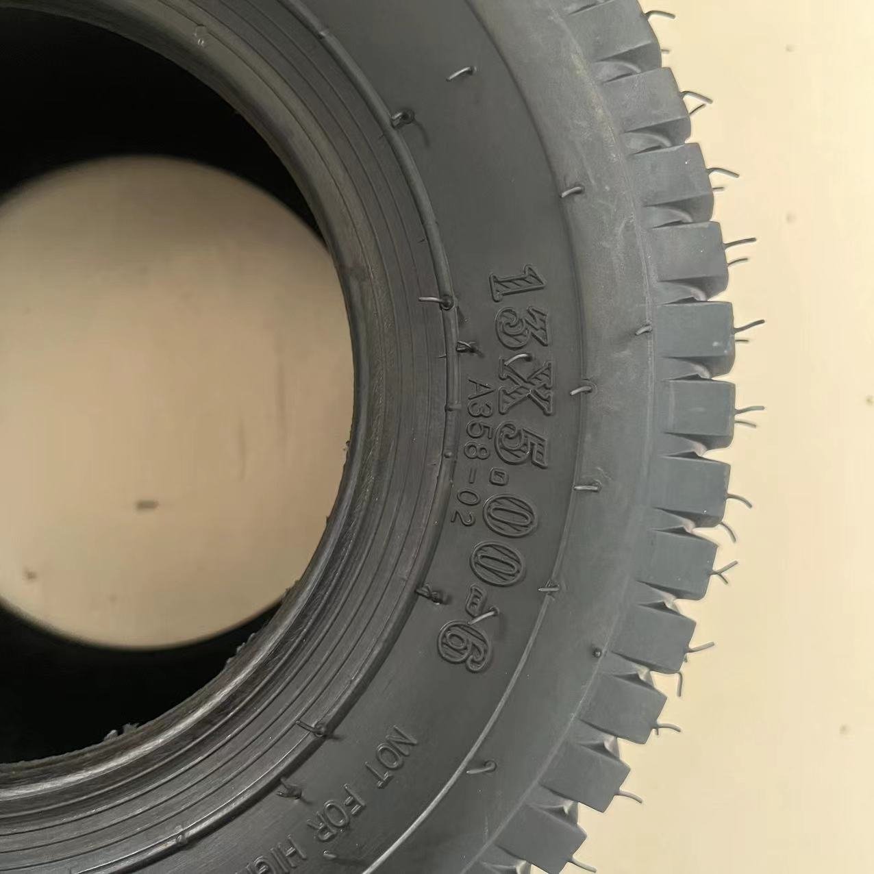 New 13x5.00-6 Tubeless UTV Tires for Lawn & Garden Motorcycle Golfcar Snow and ATV Made of Rubber