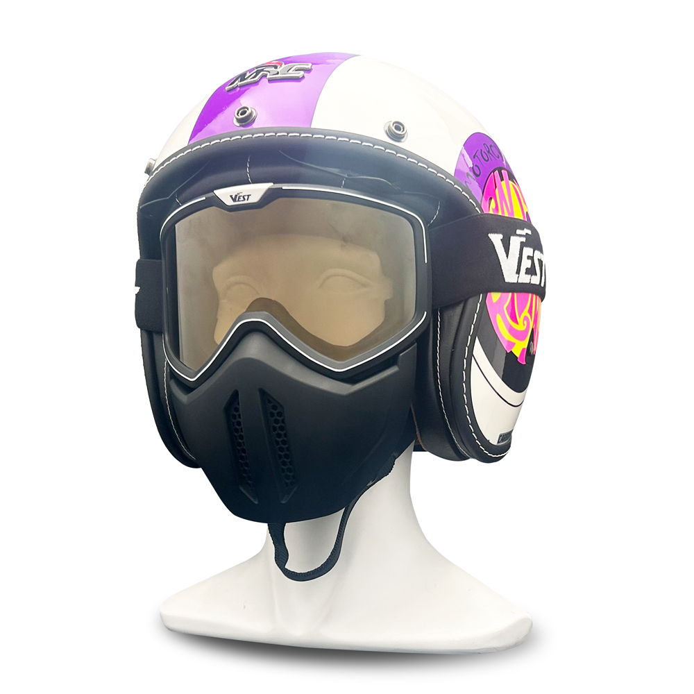 Motorcycle Goggles With Removable Face Mask Paintball Mask Custom Motocross Dirt Bike Riding Goggles ATV Goggles