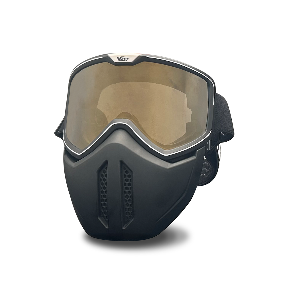 Motorcycle Goggles With Removable Face Mask Paintball Mask Custom Motocross Dirt Bike Riding Goggles ATV Goggles