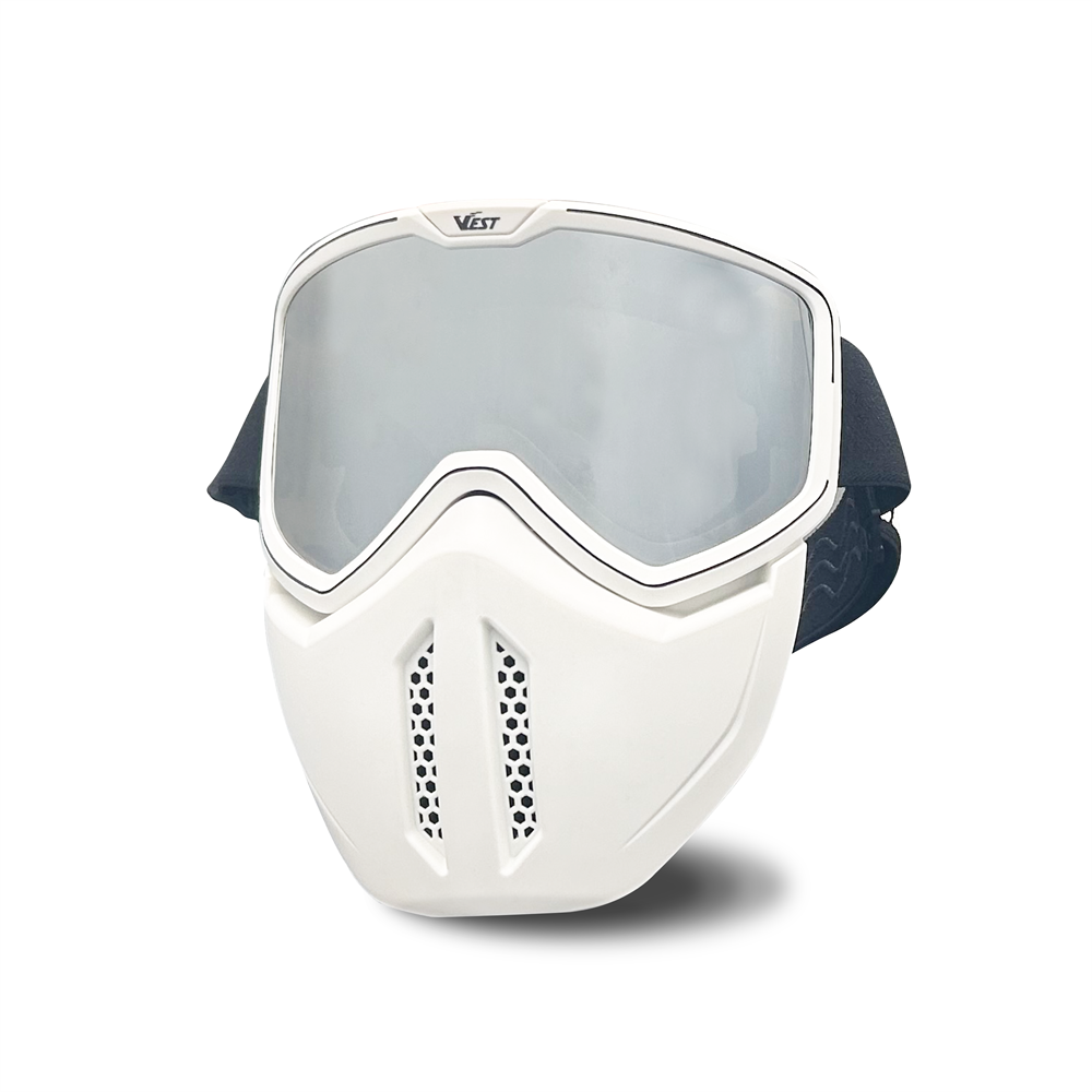 Motorcycle Goggles With Removable Face Mask Paintball Mask Custom Motocross Dirt Bike Riding Goggles ATV Goggles