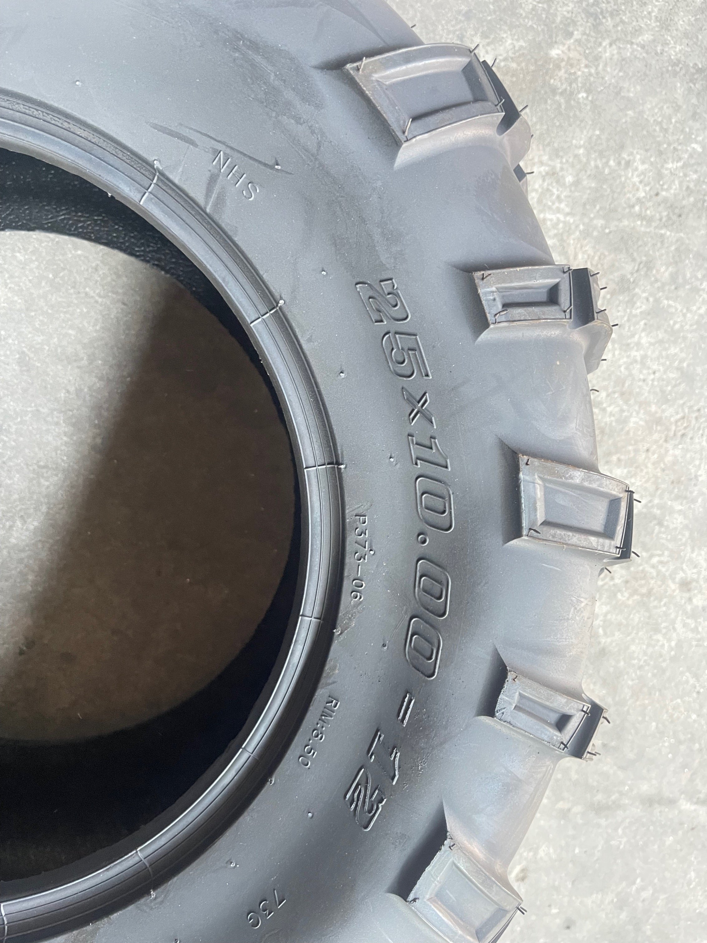 WANDA ATV Tire Big Discount for P373 25*10-12 25x10-12 6pr TL Quad Bike ATV Accessories ATV and UTV Tires