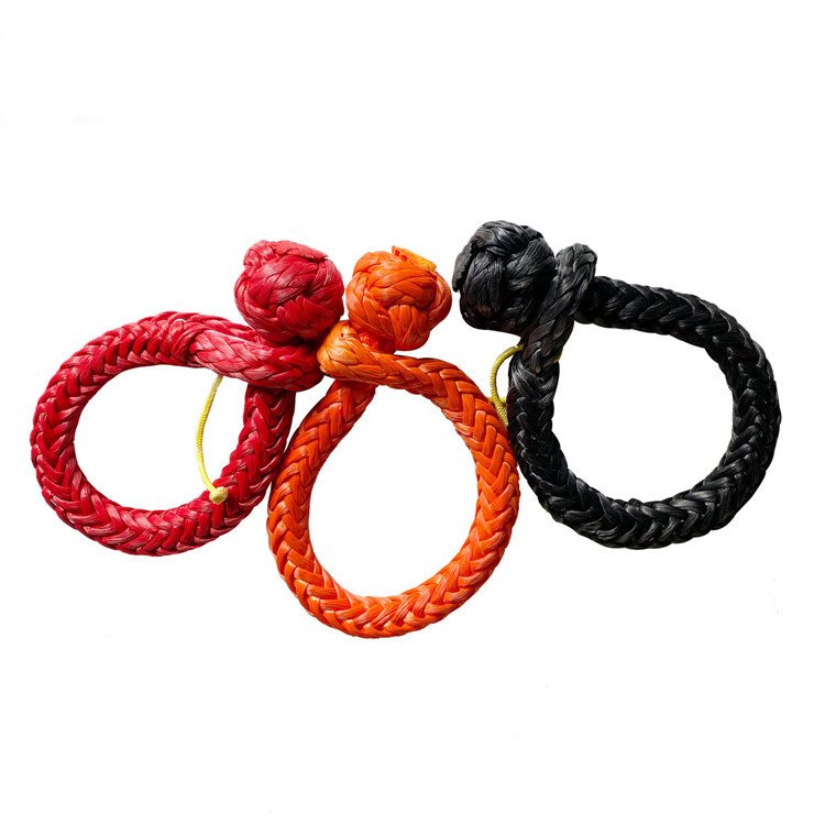 High Strength Off-Road ATV/UTV Soft Shackles UHMWPE/HMWPE Duty Packaging Ropes