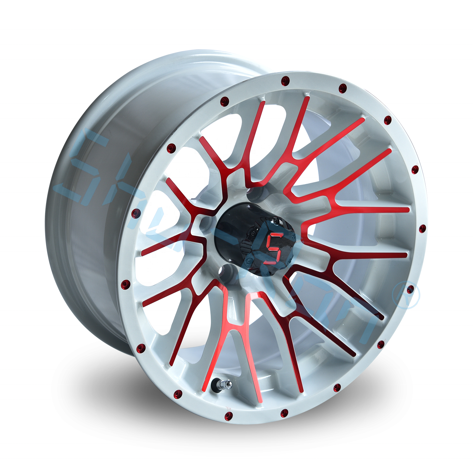 Custom ATV UTV 14inch Alloy Wheels Golf Cart Part Rims for Golf Cart