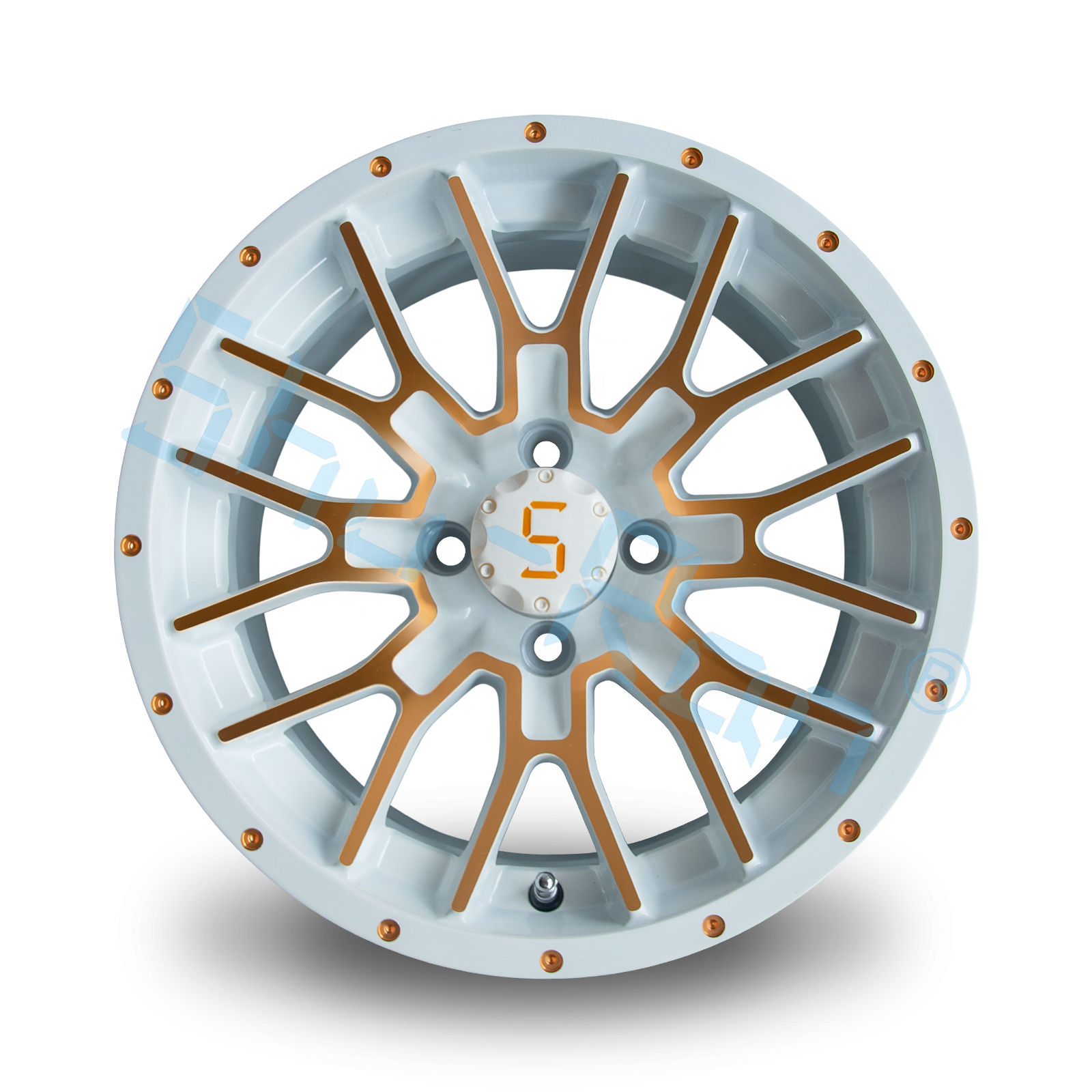 Custom ATV UTV 14inch Alloy Wheels Golf Cart Part Rims for Golf Cart