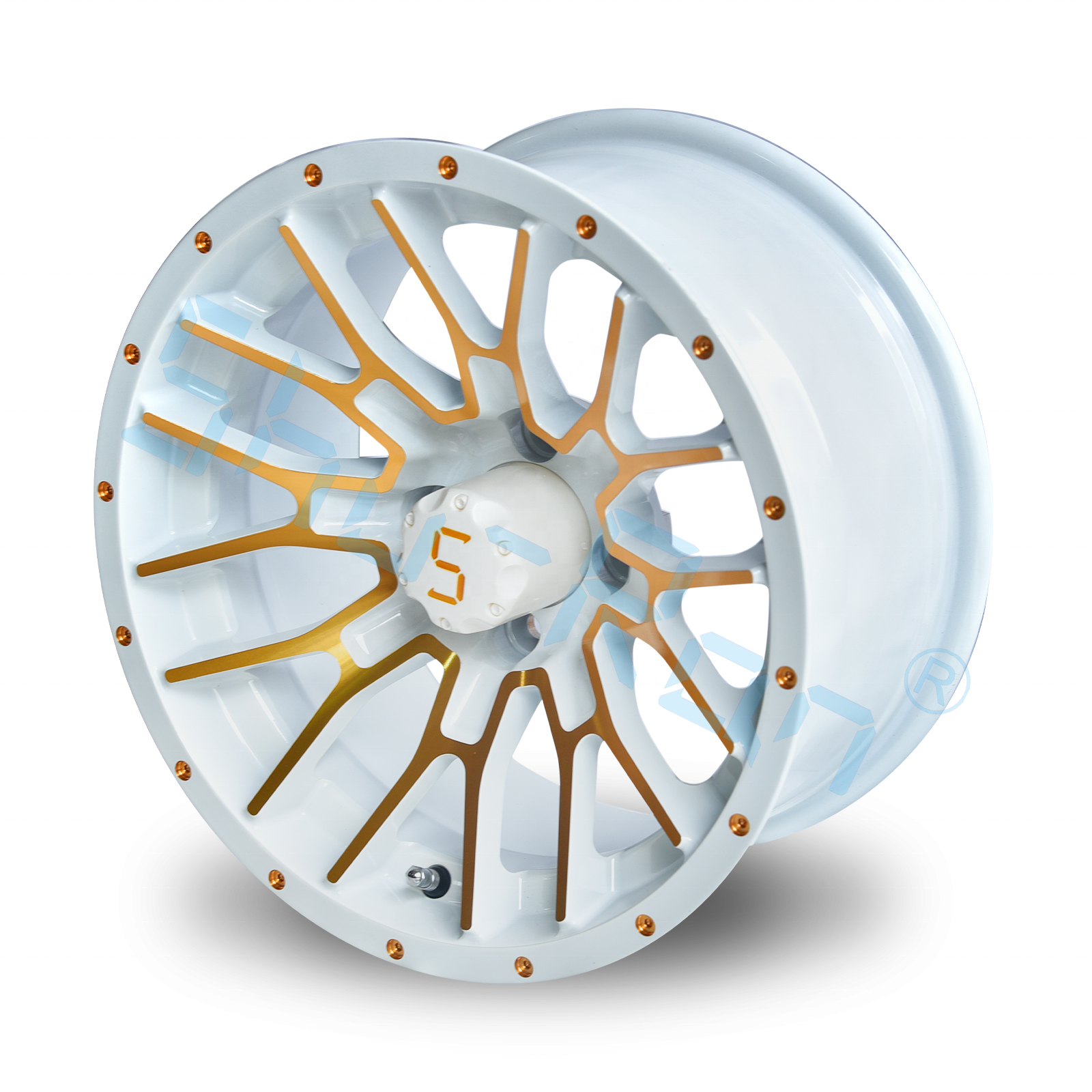 Custom ATV UTV 14inch Alloy Wheels Golf Cart Part Rims for Golf Cart