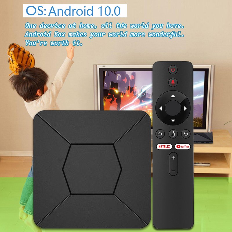IATV Q5 Mini Box Android 10 Smart Tv Box Allwinner H313 BT Remote Control BT5.0 4G 5G Dual Wifi OEM OTT 4k Set Top Box Mi Tvbox