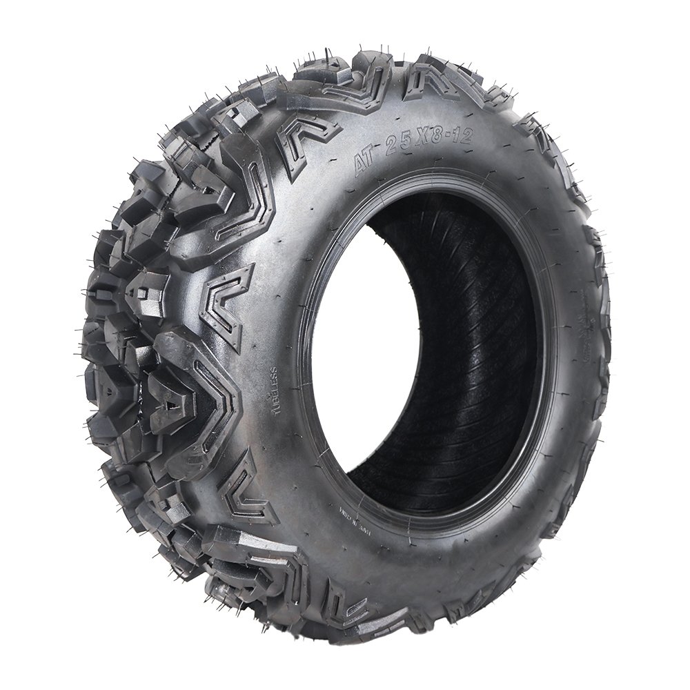 Atv Tires 25/8-12 & 25/10-12 Tubeless 4 Wheeler Tire Dirt Bike Electricm Wheels Quad Atv Tire