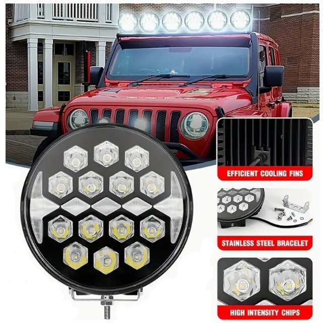 Hot Selling 9 Inch 120W Amber White DRL Spotlight Light Ip68 Led Driving Light Truck Car UTV ATV Auto Led Work Light