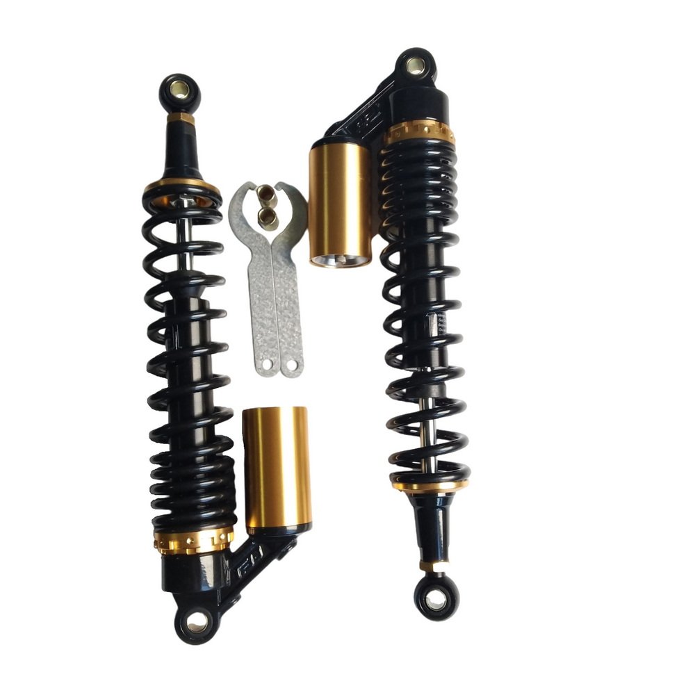 Pair 400mm 15 3/4'' Air Shock Absorber for Yamaha YFZ 450 Raptor 660 700 Banshee Universal Moto Bike ATV UTV Go-karting