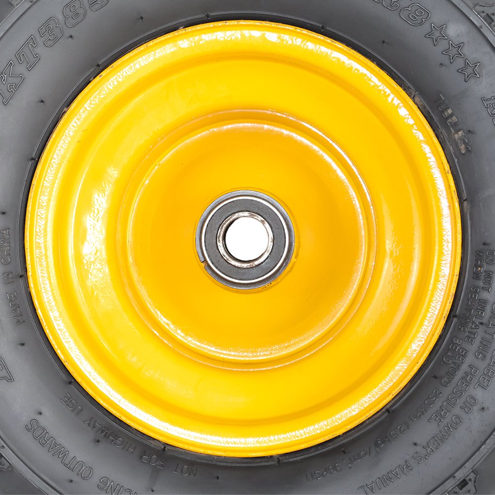 18x10-8'' 4PR ATV Tires with Rim Tubeless, Tubeless Tire with 8 Inch Wheel Rim for ATV Go Kart