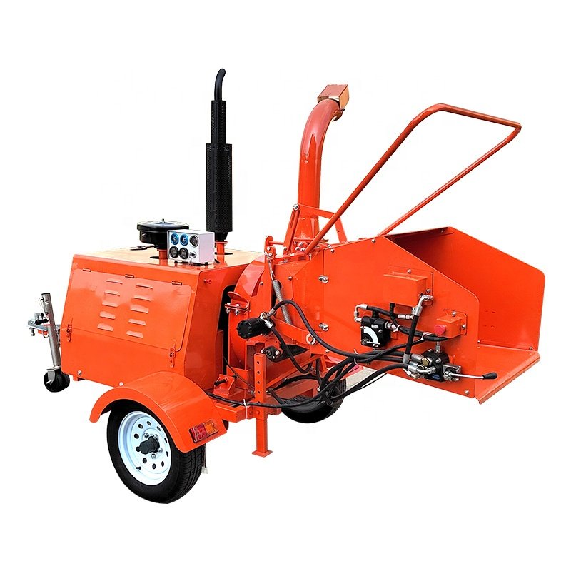 DWC-40 Wood Chipper Electraic Start 40hp diesel Engine/agriculture, Forestry Machinery, Wood Shredder/Chipper Diamrter 200mm