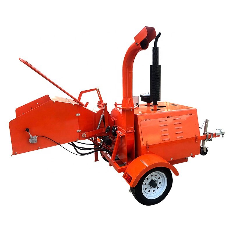 DWC-40 Wood Chipper Electraic Start 40hp diesel Engine/agriculture, Forestry Machinery, Wood Shredder/Chipper Diamrter 200mm