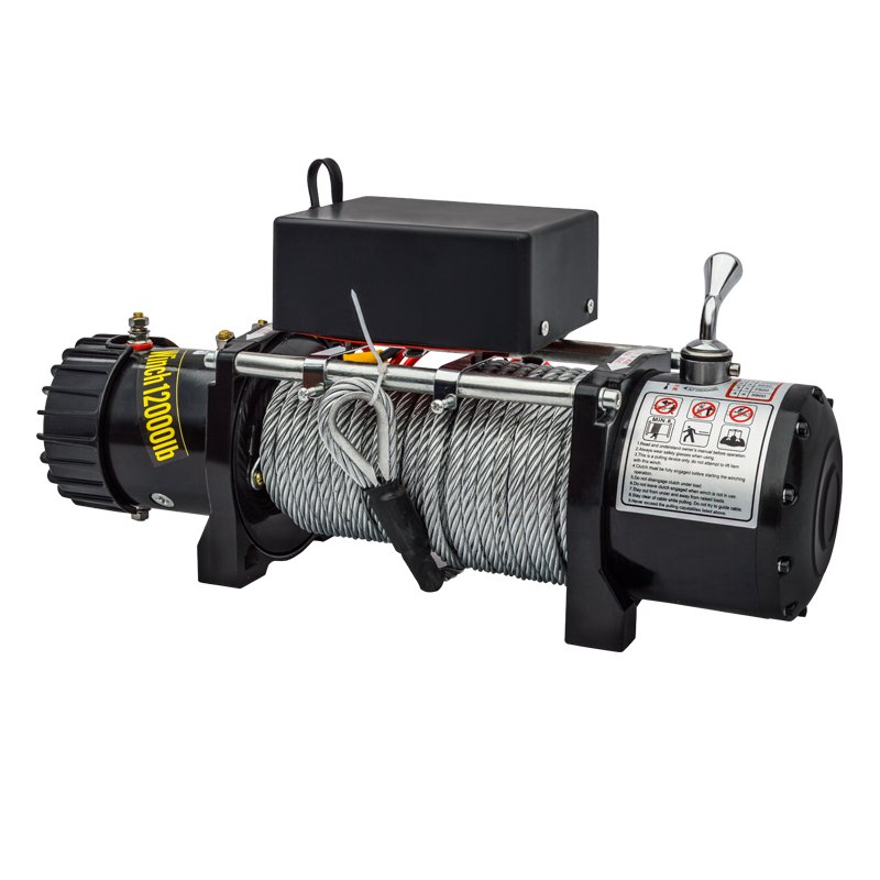 Steel Electric 4x4 Winch for Jeep SUV ATV Offroad 6000 Lbs Boat Capstan Winch Cable Puller with 12v/24v Accessory Options