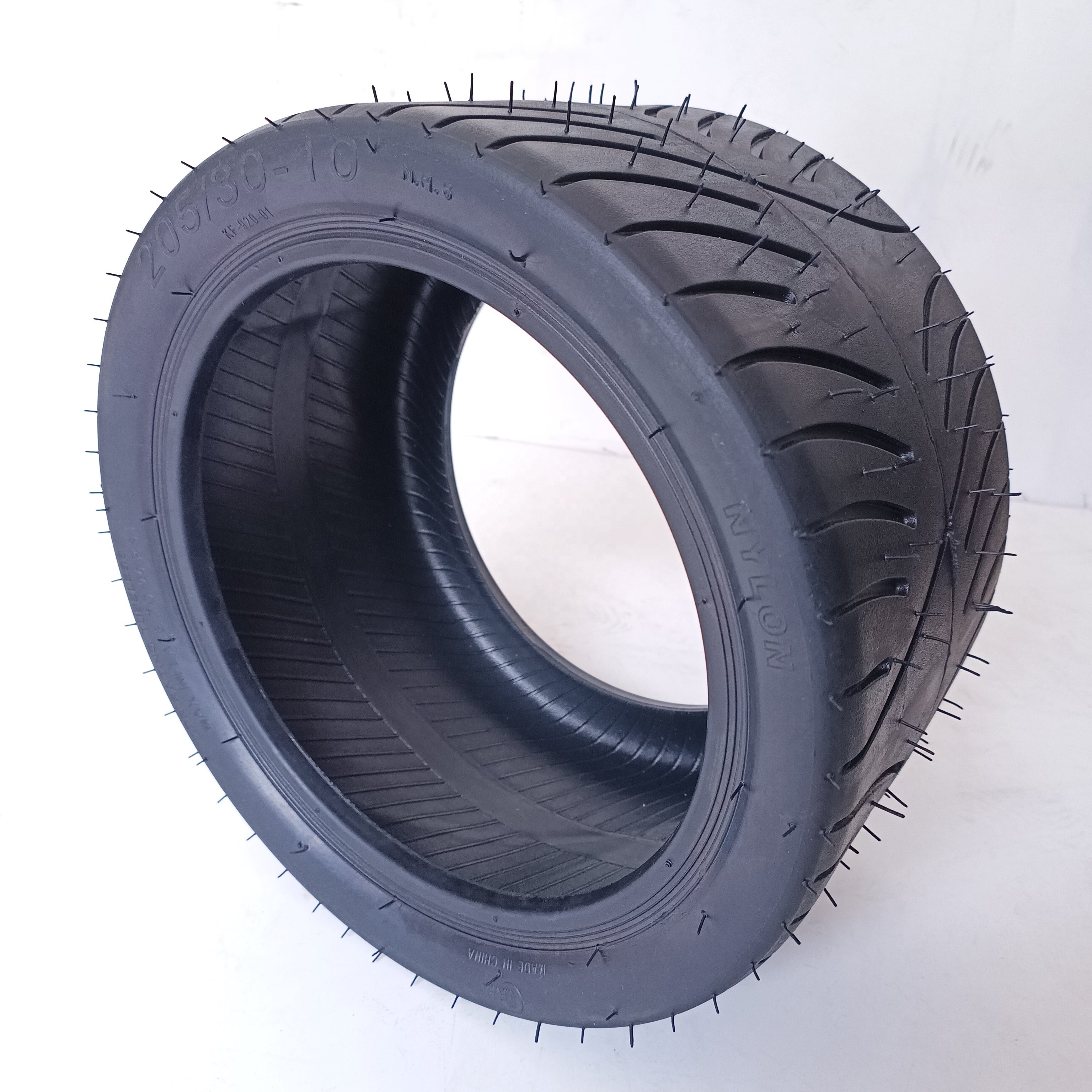 Hot Selling 205/30-10 Tire Tubeless Tires 10 Inch Vacuum Tyre for E Scooter Old Age Walker Tool Car Wheels 4 Wheel Go Kart Wheel