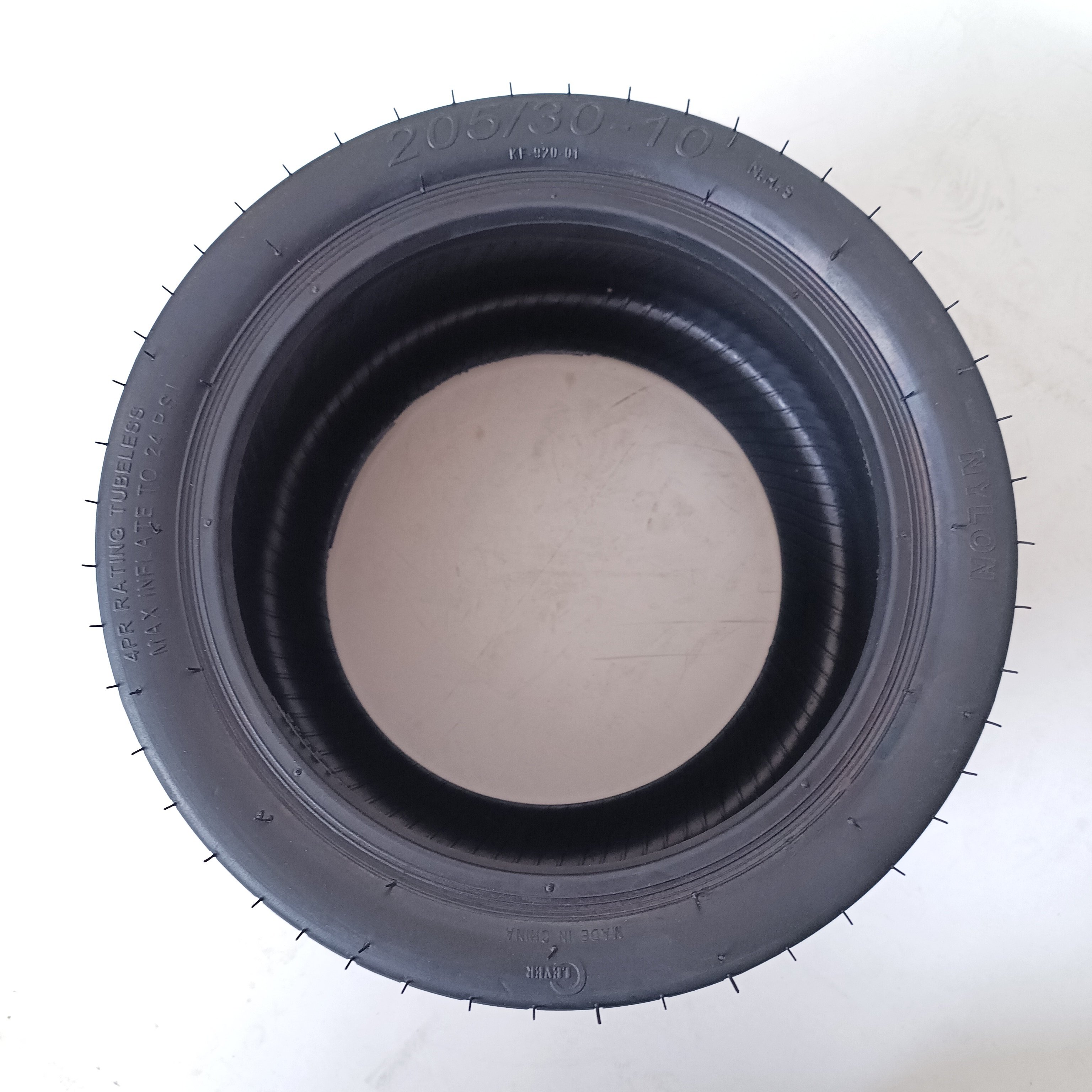Hot Selling 205/30-10 Tire Tubeless Tires 10 Inch Vacuum Tyre for E Scooter Old Age Walker Tool Car Wheels 4 Wheel Go Kart Wheel