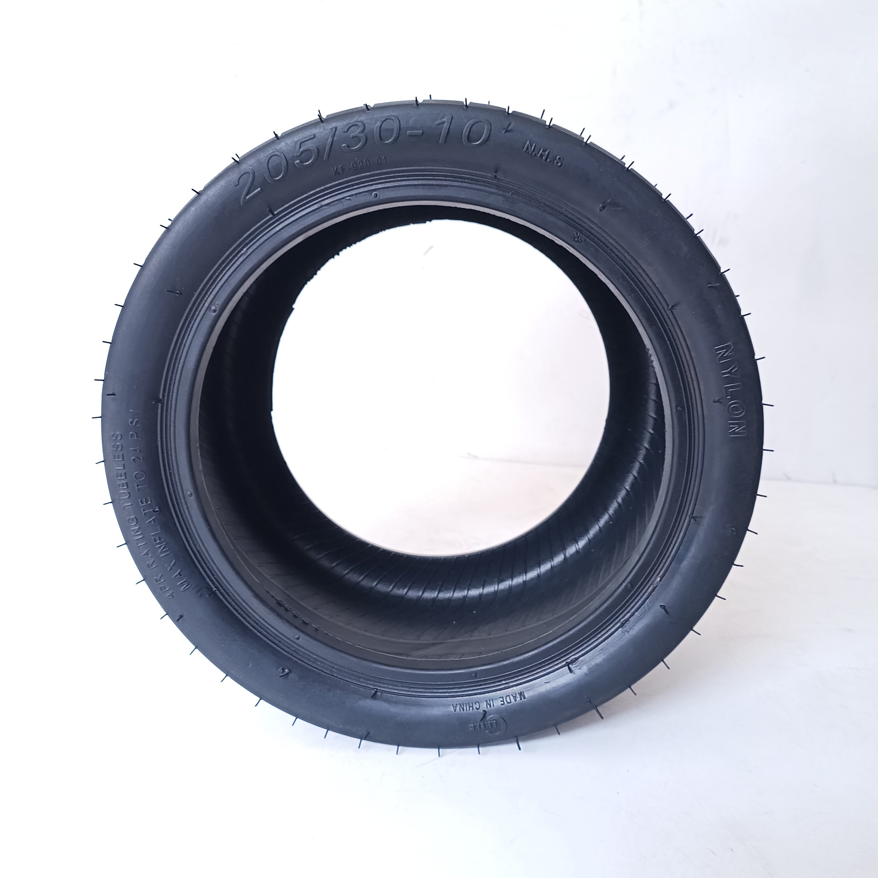Hot Selling 205/30-10 Tire Tubeless Tires 10 Inch Vacuum Tyre for E Scooter Old Age Walker Tool Car Wheels 4 Wheel Go Kart Wheel