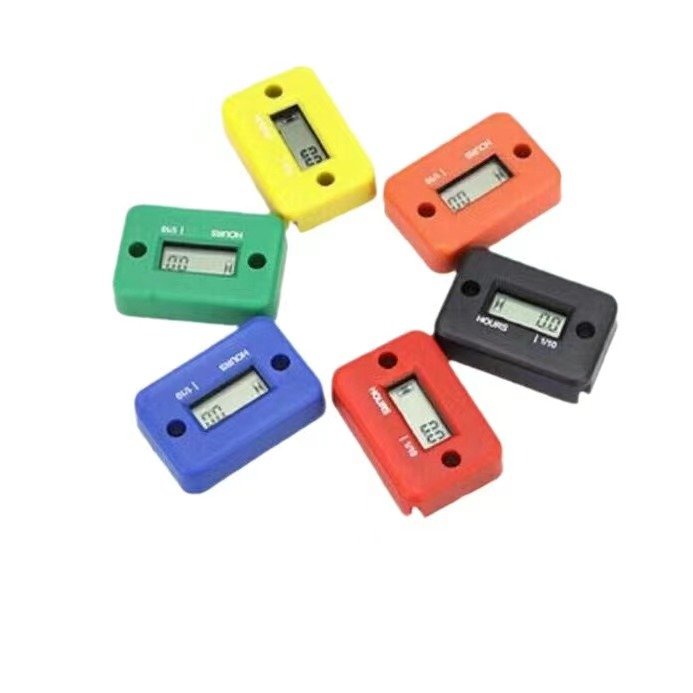 Display 5 Digital Industrial Motorcycle LCD Hour Meter Motorbike Display Meter Timer ATV Waterproof Hour Meter