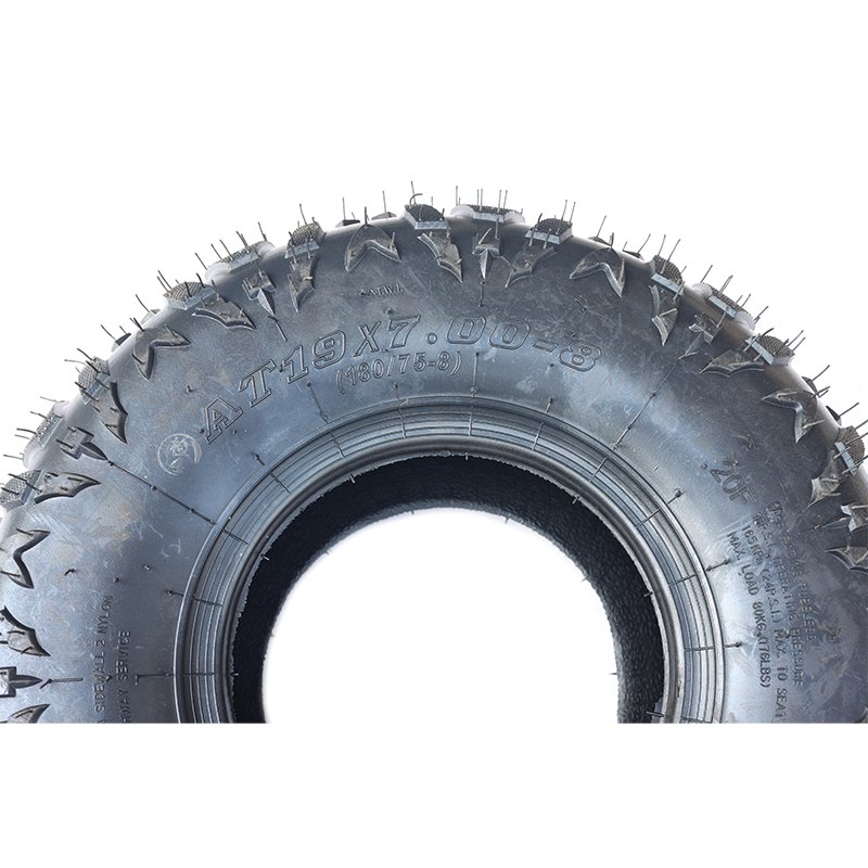 Hot Selling Spare Parts Beach Motorcycle Accessories 19X7.00-8 Inch Rubber 4 Wheel Vacuum Tires ATV