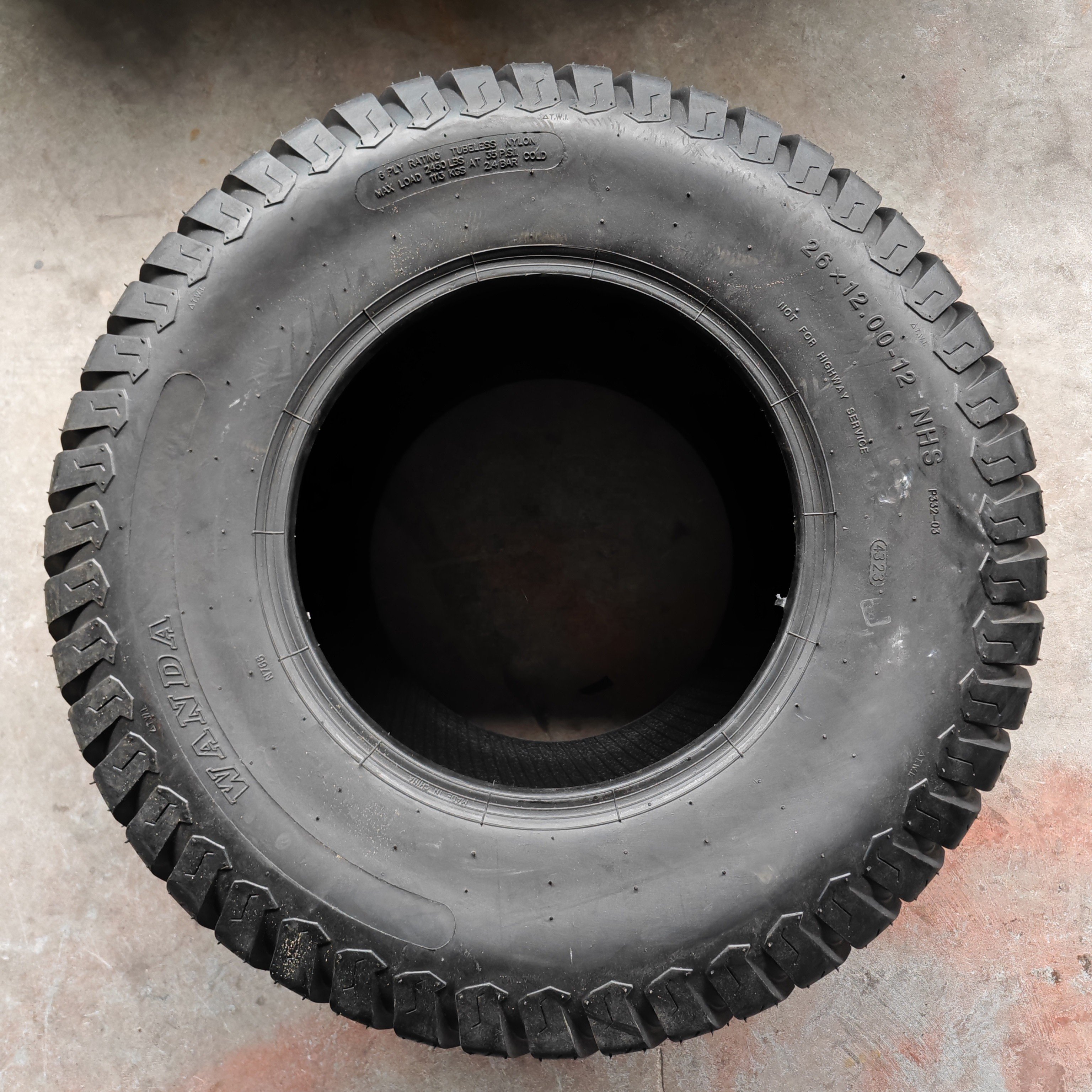 WANDA P332 Grass Turf Tire 11x4-5 13x5-6 18x8.50-8 26x12-12 27x12.5-15 29x12.5-15 Farm Tractor Turf Tires Lawn Mower Tire